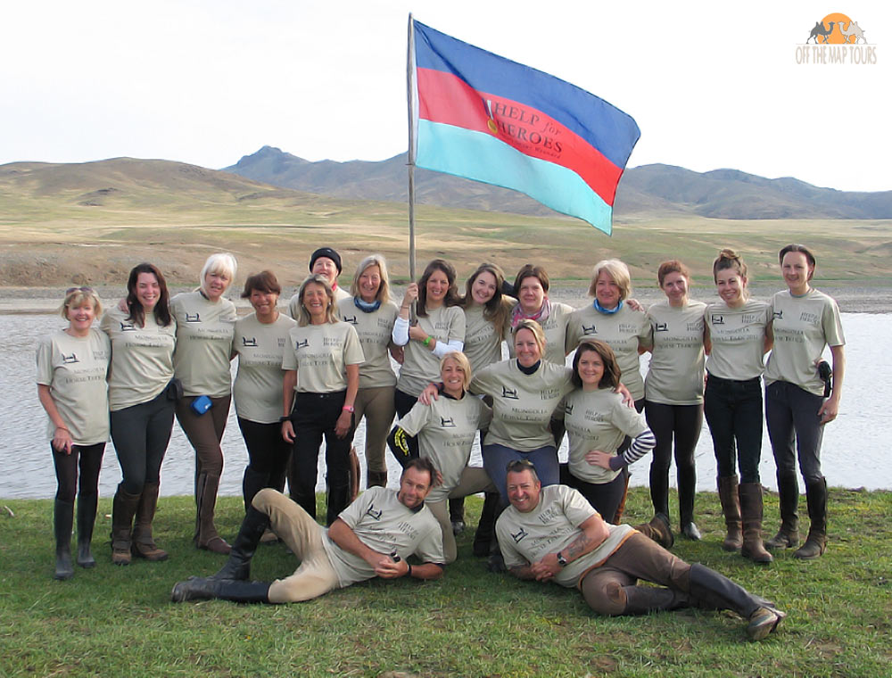 Help For Heroes Charity Challenge in Mongolia