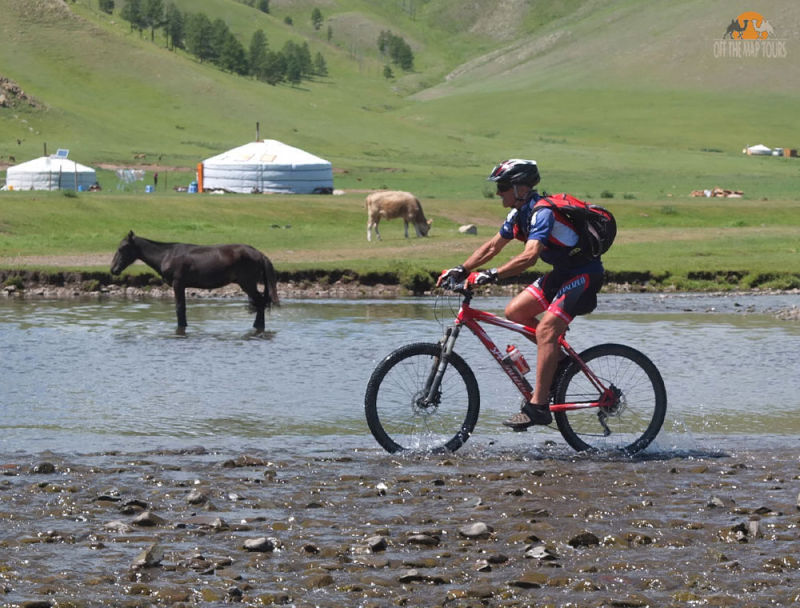 Cycling in Mongolia